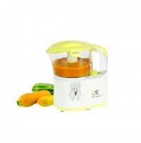 Kalorik Chopper/Baby Food Maker, White/Yellow, 2-Cup Kalorik Chopper/Baby Food Maker, White/Yellow, 2-Cup