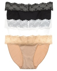 Silky smooth lightweight microfiber and feminine stretch lace trim make this panty collection beautiful and virtually invisible. Style #2361 Silky smooth lightweight microfiber and feminine stretch lace trim make this panty collection beautiful and virtually invisible. Style #2361
