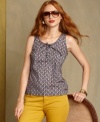 Add a touch of whimsy to any casual day with Tommy Hilfiger's tank top, featuring a charming teapot print. (Clearance)