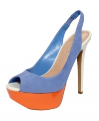 Shoes that speak for themselves. In patent, metallic, and suede finishes, the Halie platform pumps by Jessica Simpson give head-turning a new meaning. Shoes that speak for themselves. In patent, metallic, and suede finishes, the Halie platform pumps by Jessica Simpson give head-turning a new meaning.