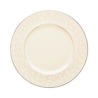 Lenox Pearl Innocence Platinum Banded Ivory China 9-Inch Accent Plate Lenox Pearl Innocence Platinum Banded Ivory China 9-Inch Accent Plate