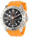 Nautica Men's N17568G NST 101 Orange Resin and Black Dial Watch
