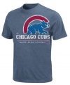 Loud and proud. Get the crowd going and cheer on your Chicago Cubs in this MLB graphic t-shirt from Majestic.