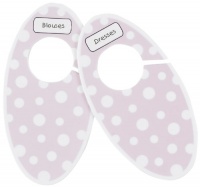Sugarbooger Children's Closet Dividers, Pink Dot Sugarbooger Children's Closet Dividers, Pink Dot