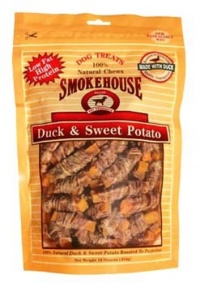 Smokehouse 100-Percent Natural Duck and Sweet Potato Dog Treats, 16-Ounce Smokehouse 100-Percent Natural Duck and Sweet Potato Dog Treats, 16-Ounce