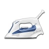 European design and superlative quality combine in this lightweight iron. A highly polished stainless steel soleplate provides an ultra-smooth glide and a unique high precision tip accesses hard-to-reach areas. Versatile and multi-functional, vertical steam allows the iron to be used in an upright position to remove wrinkles from drapes and hanging garments while bursts of steam remove stubborn wrinkles from difficult fabrics.