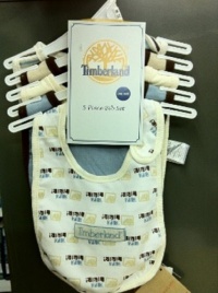 Timberland Infant Baby Bib 5 Piece Set Timberland Infant Baby Bib 5 Piece Set