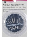 Singer Assorted Self Threading Hand Needles, 15-Count