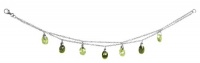 Studio 925 Chloe Olivine and Peridot CZ Briolette Sterling Silver Bracelet Studio 925 Chloe Olivine and Peridot CZ Briolette Sterling Silver Bracelet