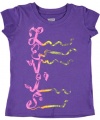 Levi's Ribbon Dance T-Shirt (Sizes 7 - 16) - purple, 12 - 14