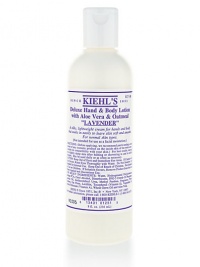 A silky, lightweight cream for hands and body that soaks in easily to leave skin soft and smooth. 8.4 oz. A silky, lightweight cream for hands and body that soaks in easily to leave skin soft and smooth. 8.4 oz.