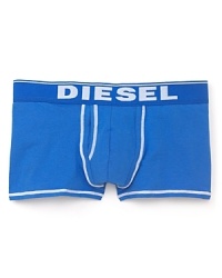 Layer number one gets a dose of color with these comfortable and supportive boxer trunks from Diesel.