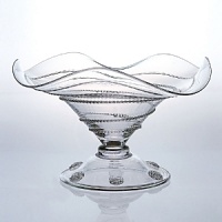 Juliska glassware is mouth-blown by artisans in the hills of Prague. The unique composition of Juliska glass allows it to be blown especially thin, making the glass an unexpected pleasure to drink from and to handle. Being handmade, no 2 pieces of Juliska are identical. Each will have its own individual character - small bubbles, slight color and size variations. Dishwasher-safe on warm gentle cycle with mild detergent. Larger or highly decorated pieces - wash by hand. Juliska glassware is mouth-blown by artisans in the hills of Prague. The unique composition of Juliska glass allows it to be blown especially thin, making the glass an unexpected pleasure to drink from and to handle. Being handmade, no 2 pieces of Juliska are identical. Each will have its own individual character - small bubbles, slight color and size variations. Dishwasher-safe on warm gentle cycle with mild detergent. Larger or highly decorated pieces - wash by hand.