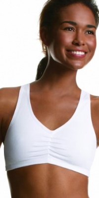 HanesSport Low Impact Sports Bra Heather Grey HanesSport Low Impact Sports Bra Heather Grey