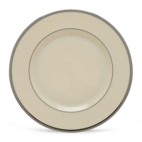 Lenox Tuxedo Platinum Ivory China Salad Plate