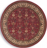 Karastan English Manor Collection William Morris Red 7'10 Round Karastan English Manor Collection William Morris Red 7'10 Round