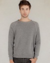 Alternative Unisex Long Sleeve Basic Crew Fleece, Eco Grey Heather, XX-Large