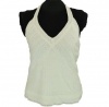 Lauren Ralph Lauren V Neck Halter White L