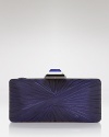 The key to night-right accessorizing: a dressed up clutch like this style from Sondra Roberts, crafted of gorgeous, pleated satin.