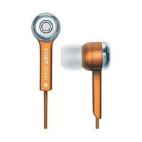 Coby CVE52ORG Jammerz High-Performance Isolation Stereo Earphones, Orange Coby CVE52ORG Jammerz High-Performance Isolation Stereo Earphones, Orange