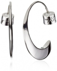 Kenneth Cole New York Silver-Tone Small Hoop Earrings Kenneth Cole New York Silver-Tone Small Hoop Earrings