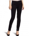 Jones New York Women's Leather Pane Skinny Trouser, Black, 4