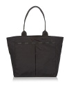 Bring some chic style to your everyday looks with LeSportsac's tote black nylon ripstop.