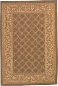 Couristan 1016/3000 Recife Garden Lattice Cocoa/Natural Rug, 2-Feet by 3-Feet 7-Inch Couristan 1016/3000 Recife Garden Lattice Cocoa/Natural Rug, 2-Feet by 3-Feet 7-Inch
