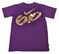 Nike Action Them Bones T-Shirt - Big Kids ( sz. S, Club Purple ) Nike Action Them Bones T-Shirt - Big Kids ( sz. S, Club Purple )