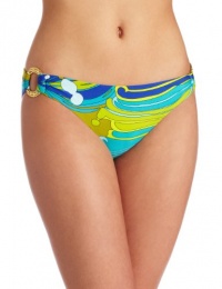 Trina Turk Women's Bali Waves Ring Side Hipster Trina Turk Women's Bali Waves Ring Side Hipster