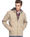 Layer up in style with this handsome Hurley jacket.