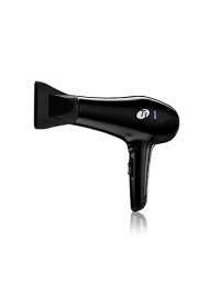 Easy-to-use, Tourmaline-infused hair dryer that reduces drying time and fights frizz for healthy hair that shines. Patented technology dries hair up to 40% faster than conventional dryers and infuses the hair with fine powder from the highest-quality Tourmaline gems.