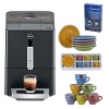 Jura Capresso ENA Micro 1 Bundle - Includes, Set Of 6 Espresso Cups & Saucers and 3 Pack of Capresso Cleaning Solution