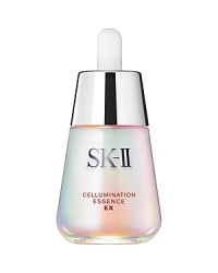 Cellumination Essence EX is designed to refine and illuminate skin from the cellular level. It helps skin achieve a high level of aura-lucency by enhancing the skin's balance of Red, Green and Blue light in just four weeks.Vision:SK-II's vision is to up the ante for its Cellumination line up with Cellumination EX.Boosted by a new Aura-Bright Cocktail that delivers the precision of aura-brightmicro-evenness of tone and texture, even at a close range of 20cm. Enhances RGB light balance.New Aura Bright Cocktail EX is enhanced by a new ingredient: Pixel-white™.In addition, a joint study by P&G, Cincinnati Children's Hospital, and Dr. Raymond Boissy from the University of Cincinnati, unveiled that stress is responsible for accelerating skin tone unevenness and texture roughness.The cocktail works to:Helps to improve surface tone and dark spotsHelps to improve glycation (hardening and yellowing of the collagen)Helps to firm the skin and smooth the surface textureImproves rate of exfoliation. Cellumination Essence EX is designed to refine and illuminate skin from the cellular level. It helps skin achieve a high level of aura-lucency by enhancing the skin's balance of Red, Green and Blue light in just four weeks.Vision:SK-II's vision is to up the ante for its Cellumination line up with Cellumination EX.Boosted by a new Aura-Bright Cocktail that delivers the precision of aura-brightmicro-evenness of tone and texture, even at a close range of 20cm. Enhances RGB light balance.New Aura Bright Cocktail EX is enhanced by a new ingredient: Pixel-white™.In addition, a joint study by P&G, Cincinnati Children's Hospital, and Dr. Raymond Boissy from the University of Cincinnati, unveiled that stress is responsible for accelerating skin tone unevenness and texture roughness.The cocktail works to:Helps to improve surface tone and dark spotsHelps to improve glycation (hardening and yellowing of the collagen)Helps to firm the skin and smooth the surface textureImproves rate of exfoliation.