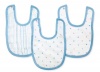 Aden + Anais 100% Cotton Muslin Little Bib, 3 Count, Oh Boy!