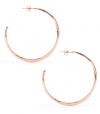 Gorjana Arc Large Hoops Rose Gold