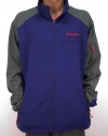 Columbia Men's Shadow Heights Shell Deep Purple Zip Jacket Omni-Shield