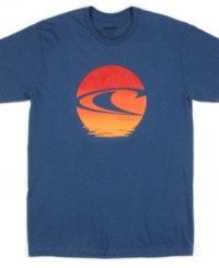 Add some surfer style to the mix with this fresh O'Neill logo graphic tee. Add some surfer style to the mix with this fresh O'Neill logo graphic tee.