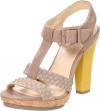 Calvin Klein Women's Bea Platform Sandal,Light Taupe,6.5 M US