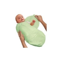 Kiddopotamus & Co Microfleece SwaddleMe® Green - Large