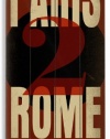 Paris to Rome 14x32 Artistic Planked Wood Sign by Cory Steffen