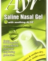 Ayr Saline Nasal Gel, With Soothing Aloe, 0.5-Ounce Tubes (Pack of 4)