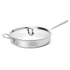 All-Clad Brushed d5 6 Quart Sauté Pan With Lid