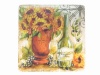 Certified International Tuscan Sunflower Square Platter, 14-1/2-Inch