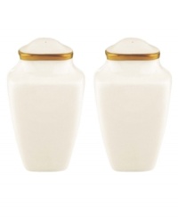 From the Lenox Dimension Collection, classic Eternal dinnerware elegantly accents the table. In ivory china with rich gold trim. From the Lenox Dimension Collection, classic Eternal dinnerware elegantly accents the table. In ivory china with rich gold trim.