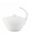 Feature modern elegance on your menu with the Classic Fjord teapot from Dansk's collection of serveware and serving dishes. The set serves up glossy white porcelain in an innovative shape that keep tables looking totally fresh.