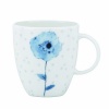 Lenox Simply Fine Watercolor Indigo Blue 10-Ounce Tea/Coffee Cup