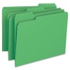 Smead 1/3-Cut File Folders, Letter Size, Green, 100 Per Box (12143)