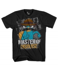 Keep his look low-profile with this too-cool Master of Disguise tee from Epic Threads. Keep his look low-profile with this too-cool Master of Disguise tee from Epic Threads.
