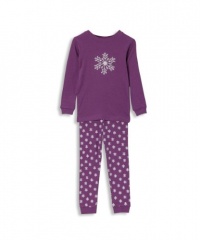 Leveret Snowflake 2 Piece Pajama 100% Cotton (Size 6M-5T) Leveret Snowflake 2 Piece Pajama 100% Cotton (Size 6M-5T)